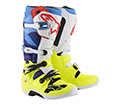 ALPINESTAR TECH 7 MX BOOT - YELLOW/WHITE/BLUE